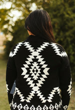 Load image into Gallery viewer, Aztec Knit Button Down Cardigan