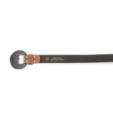 Load image into Gallery viewer, Brown Tooled Myra Belt