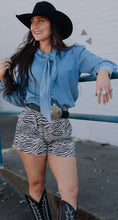 Load image into Gallery viewer, Highway Blues Jean Top