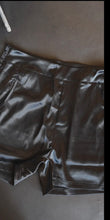 Load image into Gallery viewer, Black Tuexdo Shorts
