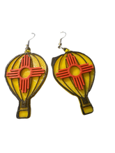 Load image into Gallery viewer, Balloon Zia Earrings-Yellow and Red
