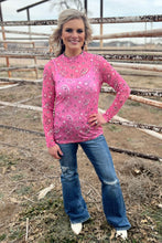 Load image into Gallery viewer, Bandana Babe Mesh Top Pink
