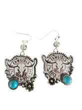 Load image into Gallery viewer, Cowgirls Rock Earrings
