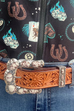 Load image into Gallery viewer, Buckle Up White Belt Buckle
