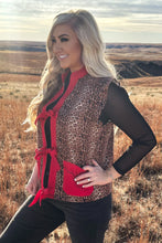 Load image into Gallery viewer, Red Dust Leopard Vest
