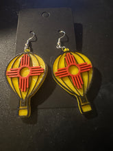 Load image into Gallery viewer, Balloon Zia Earrings-Yellow and Red
