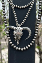 Load image into Gallery viewer, Wild &amp; Western Skull Necklace
