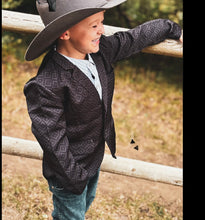 Load image into Gallery viewer, Keep’em Cowboy Blazer- Midnight
