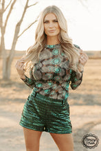 Load image into Gallery viewer, Shimmy Up Shorts Turquoise
