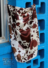 Load image into Gallery viewer, Brown Cowprint Wild Rag

