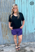Load image into Gallery viewer, Nashville Babe Shorts Purple
