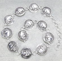 Load image into Gallery viewer, Buffalo Coin Belt
