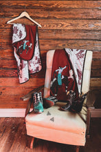 Load image into Gallery viewer, Bronc Stamp Large  Blanket
