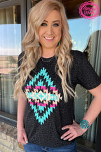 Load image into Gallery viewer, Women's Leopard Out Loud Aztec Top

