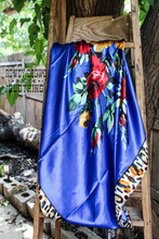 Load image into Gallery viewer, Women's scarf, Western Accessories, Western Apparel, Western Wholesale, western wild rags, cowboy rags, cowboy scarf, Wholesale Accessories, Wholesale Apparel, colorful wild rags, bright wild rags, boho western, boho wild rag, floral wild rag
