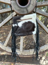 Load image into Gallery viewer, Sublime Cow Print Hand Tooled Purse

