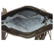 Load image into Gallery viewer, Blue Vine Hand Tooled Hand Tooled Purse
