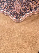 Load image into Gallery viewer, American Darling Camel Tooled Fringe Crossbody
