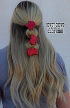 Load image into Gallery viewer, Red Stone Hair Tie
