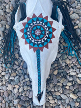 Load image into Gallery viewer, Southwestern Painted Horse Skull
