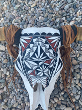 Load image into Gallery viewer, Southwestern Painted Cow Skull
