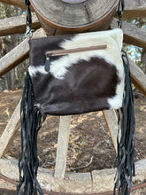 Load image into Gallery viewer, Sublime Cow Print Hand Tooled Purse
