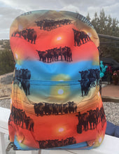 Load image into Gallery viewer, Sunset Herd  Backpack
