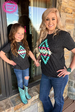 Load image into Gallery viewer, Women's Leopard Out Loud Aztec Top
